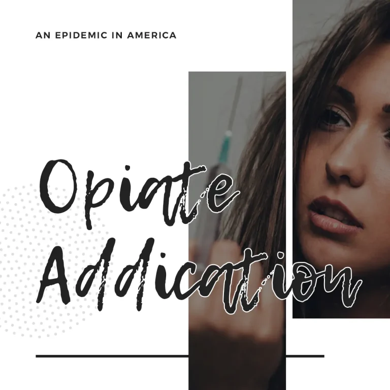 opiate addiction woman holding a needle